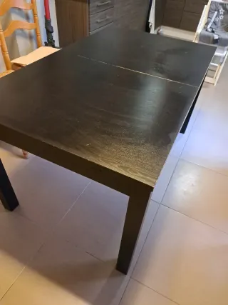 Mesa de comedor negra Ikea