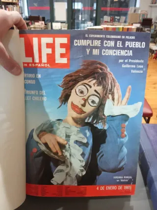 Colección Life en castellano encuadernada de 1965