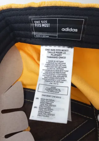 Gorra Adidas micropana amarilla