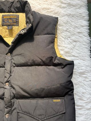 Gilet Woolrich Uomo Taglia L Nero originale