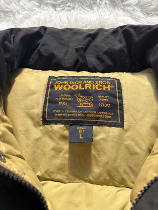 Gilet Woolrich Uomo Taglia L Nero originale