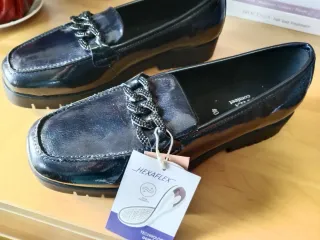 Manoletinas Hexaflex Azul Marino Talla 40