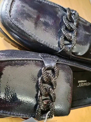 Manoletinas Hexaflex Azul Marino Talla 40