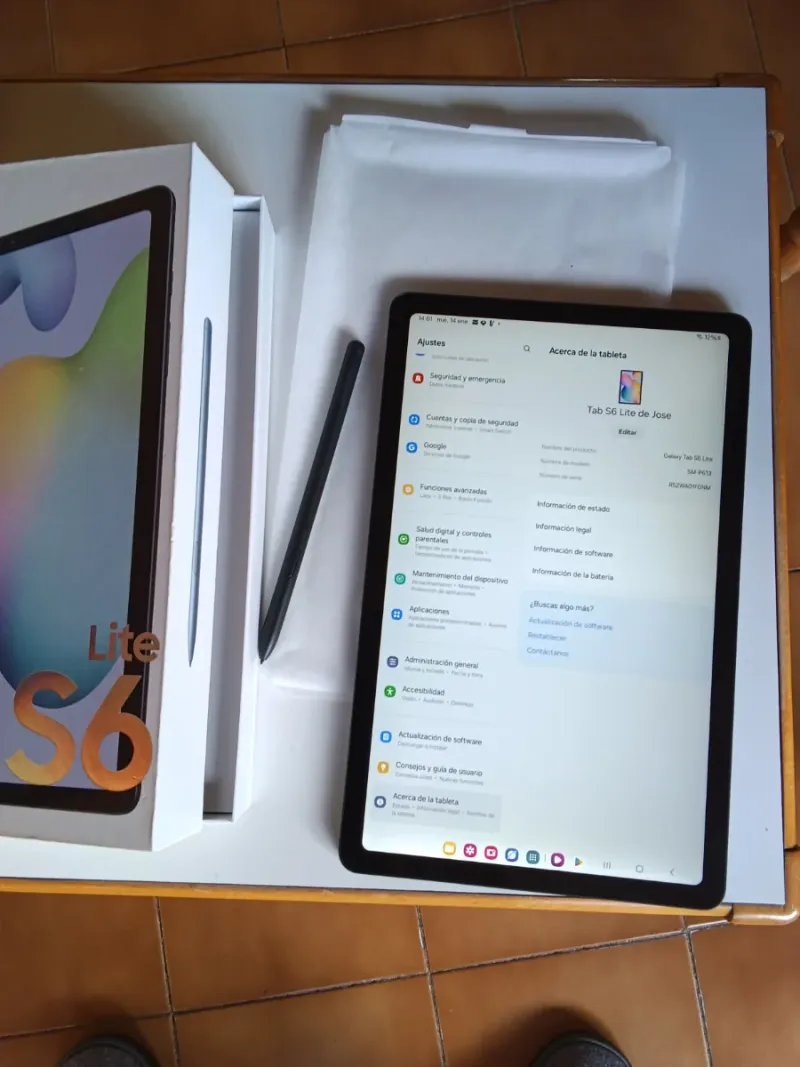 TABLET SAMSUNG GALAXY TAB S6 LITE afbeelding 4