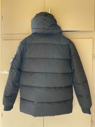 Piumino logo Stone Island Nero L Nuovo