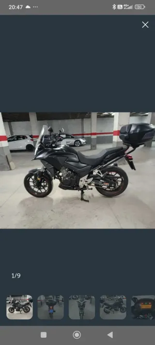 Honda CB 500 Negra/Gris