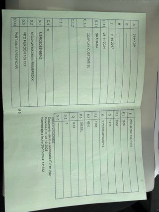 Mercedes-Benz Furgon 2017