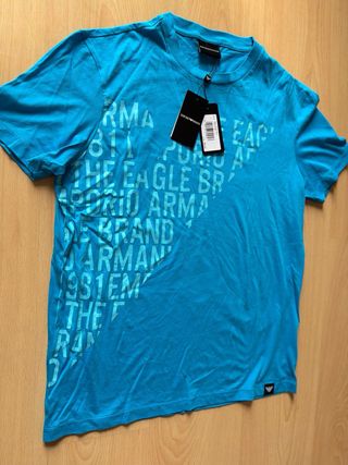 Camiseta Emporio Armani Azul