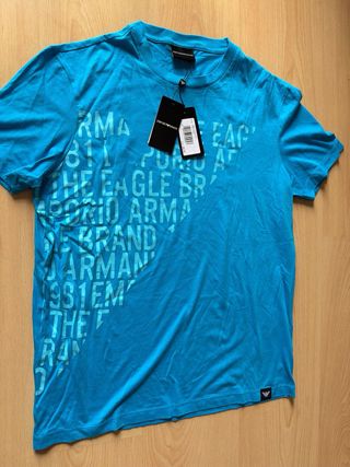 Camiseta Emporio Armani Azul