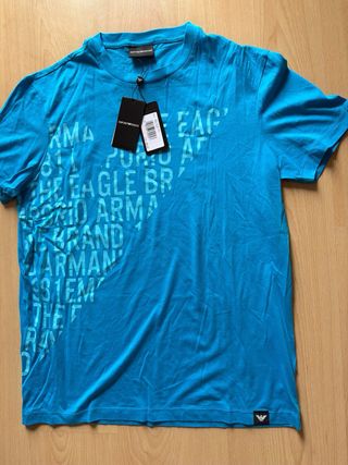 Camiseta Emporio Armani Azul