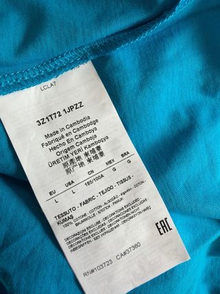 Camiseta Emporio Armani Azul