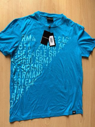 Camiseta Emporio Armani Azul