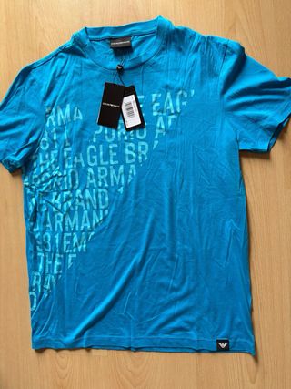 Camiseta Emporio Armani Azul
