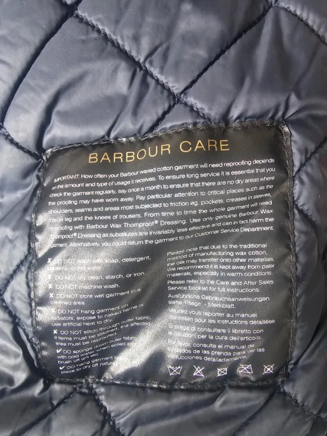 Chaqueta Barbour Azul Marino Talla M