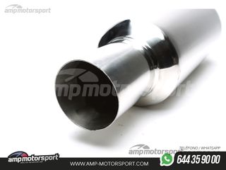 SILENCIOSO UNIVERSAL SALIDA REDONDA 100MM