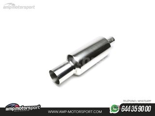 SILENCIOSO UNIVERSAL SALIDA REDONDA 100MM