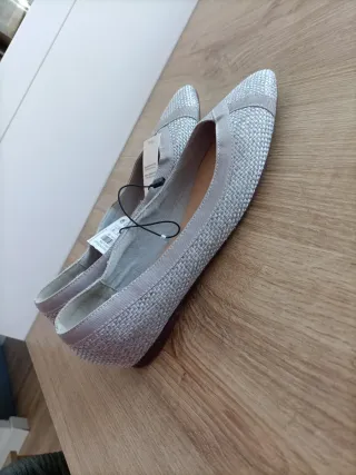 Bailarinas Sfera plateadas sin estrenar T.37.5