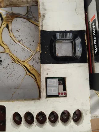 Máquina tragaperras antigua Motorcraft