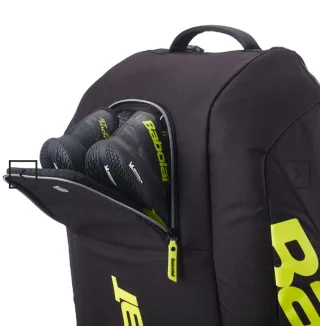 Raquetero Babolat Negro y Amarillo