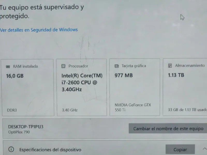 Dell Optiplex 790 i7 16gb de ram afbeelding 3