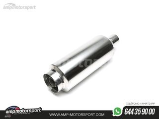 SILENCIOSO UNIVERSAL SALIDA REDONDA CON REGULACION 100/45MM