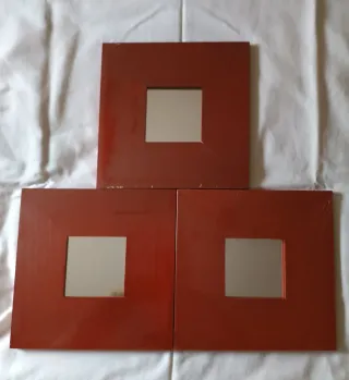 Set de 9 Marcos Cuadrados con Espejo