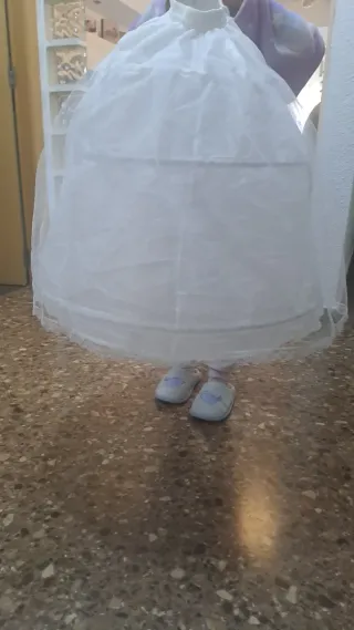 Cancán de tul con 3 aros