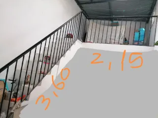 Baranda de hierro para escaleras