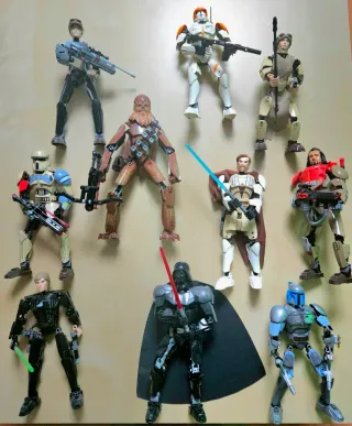 Lote 10 Figuras LEGO Star Wars Buildable