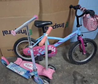 Bici y 2 Patinetes Infantiles