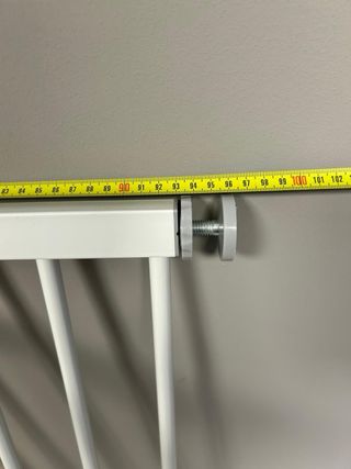 Barrera de seguridad Hauck blanca para niños