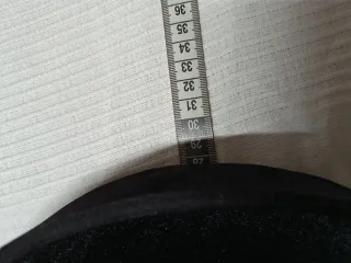 Sombrero negro de terciopelo