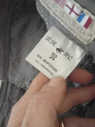 Pantaloni uomo Beverly Hills Polo Club grigi