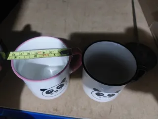 2 Tazas Panda Cerámica