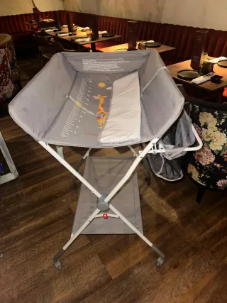 Cambiador de bebé plegable