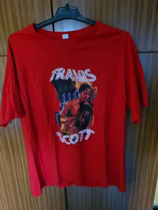 Camiseta Travis Scott Roja