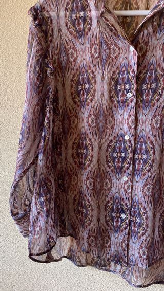 Blusa Massimo Dutti estampada Talla S