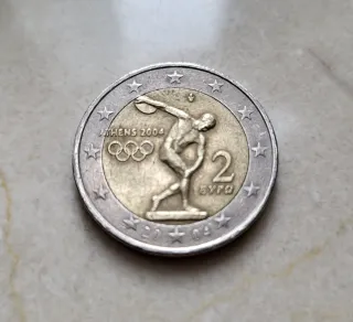 Moneda 2 Euros Atenas 2004 Juegos Olímpicos