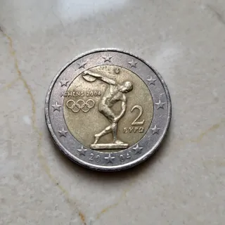 Moneda 2 Euros Atenas 2004 Juegos Olímpicos