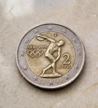 Moneda 2 Euros Atenas 2004 Juegos Olímpicos