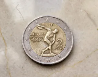 Moneda 2 Euros Atenas 2004 Juegos Olímpicos