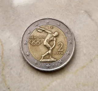 Moneda 2 Euros Atenas 2004 Juegos Olímpicos