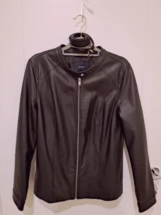 Gilet ecopelliccia fantasia chevron