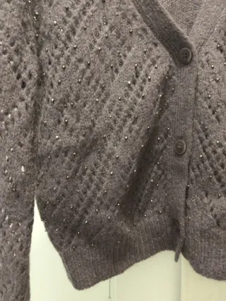 Chaqueta Zara Morada Mujer