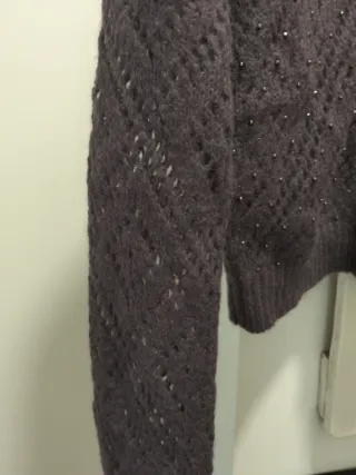 Chaqueta Zara Morada Mujer