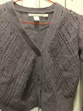 Chaqueta Zara Morada Mujer