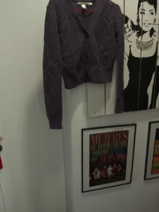 Chaqueta Zara Morada Mujer