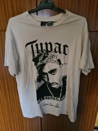 Camiseta Bershka Tupac Shakur Talla S