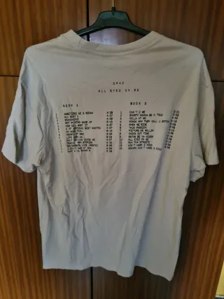 Camiseta Bershka Tupac Shakur Talla S