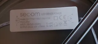 Plafón LED Superficie Luz Cálida downLight